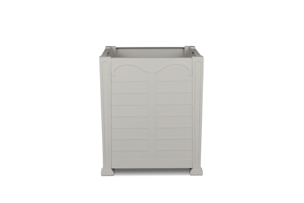 Park Hill Collection Bay Lake Garden Planter, Large – Khaki (view 5)