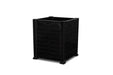 Park Hill Collection Bay Lake Garden Planter, Large – Jet Black