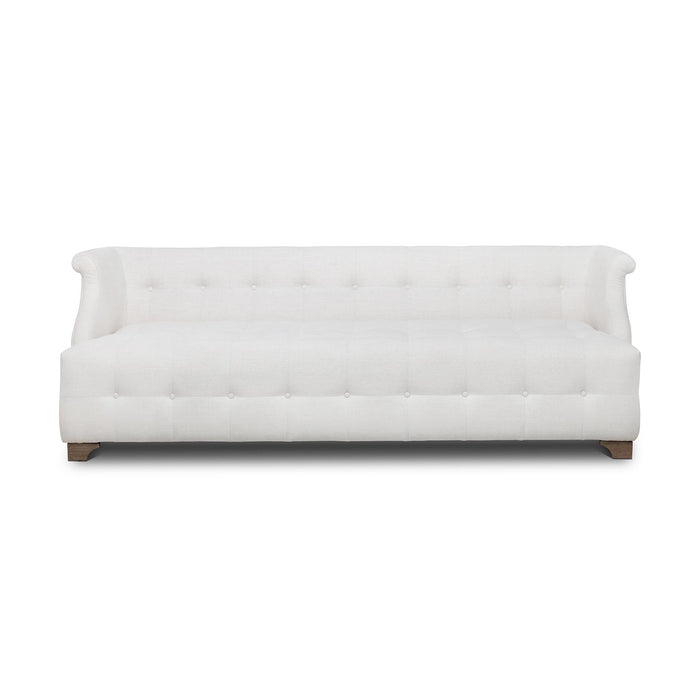 Park Hill Collection Scroll Arm Sofa, Ivory (view 2)