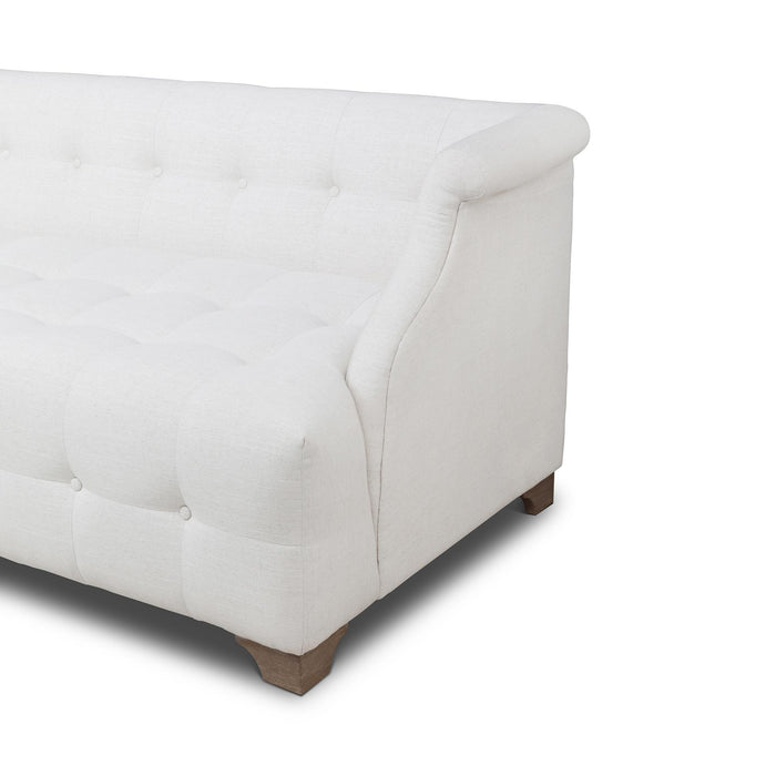 Park Hill Collection Scroll Arm Sofa, Ivory (view 6)