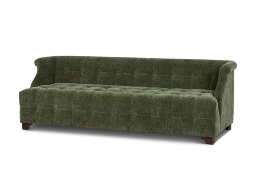 Park Hill Collection Scroll Arm Sofa, Moss