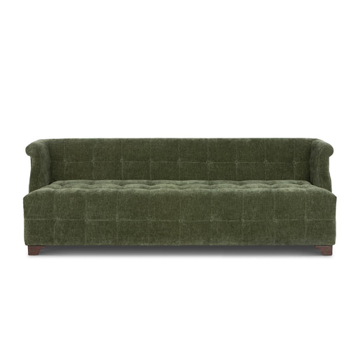 Park Hill Collection Scroll Arm Sofa, Moss (view 2)