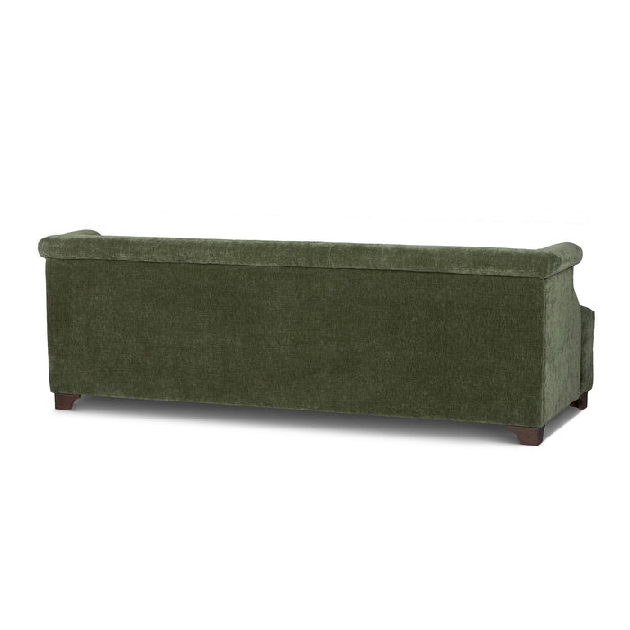 Park Hill Collection Scroll Arm Sofa, Moss (view 4)