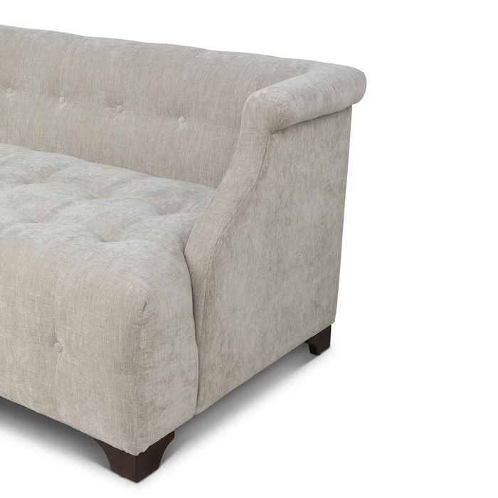 Park Hill Collection Scroll Arm Sofa In Putty