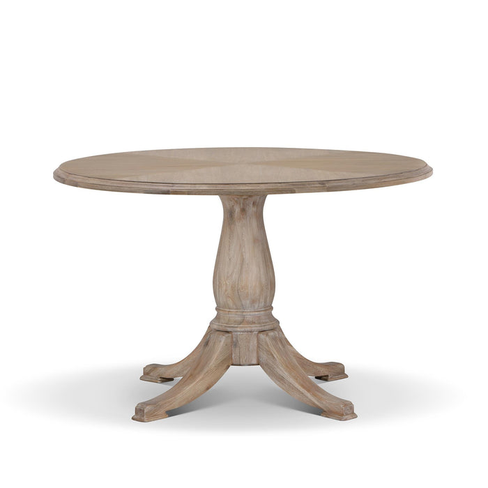 Park Hill Cotswold Round Dining Table Driftwood Dining Table front view