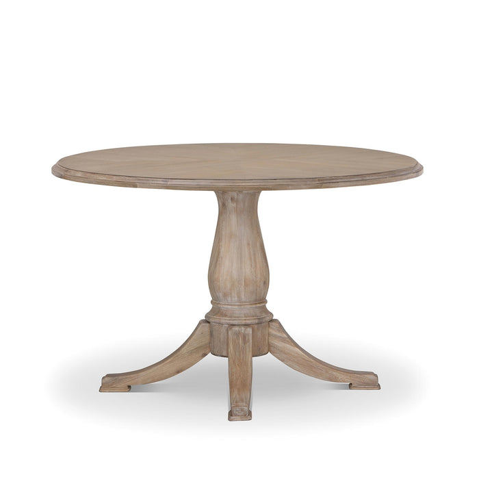 Park Hill Cotswold Round Dining Table Driftwood Dining Table angle view