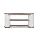 Park Hill Collection Capsule Console Table – Silk Linen, Driftwood (view 2)