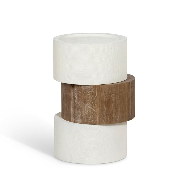 Park Hill Capsule Spot Table Silk Linen Spot Table angle view