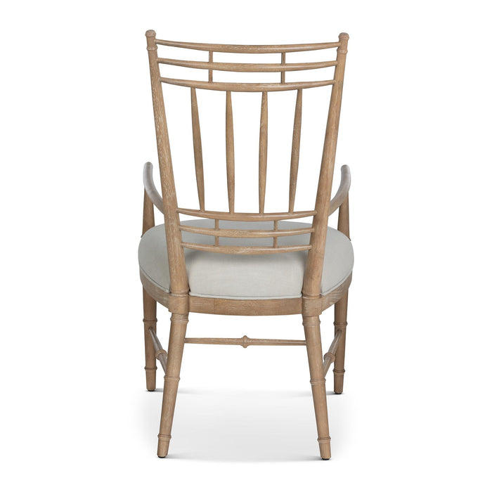 Park Hill Collection Hyannis Port Armchair – Driftwood, Loom Sand (view 4)