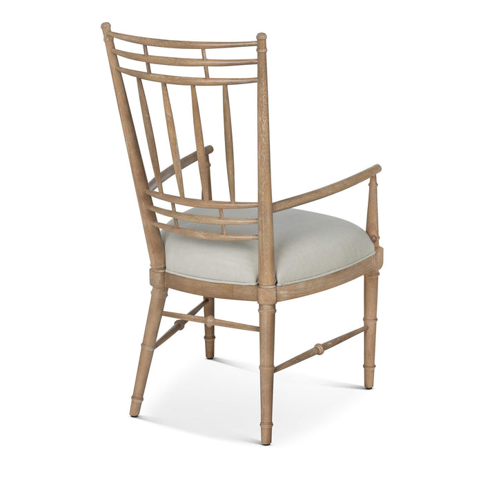 Park Hill Collection Hyannis Port Armchair – Driftwood, Loom Sand (view 5)