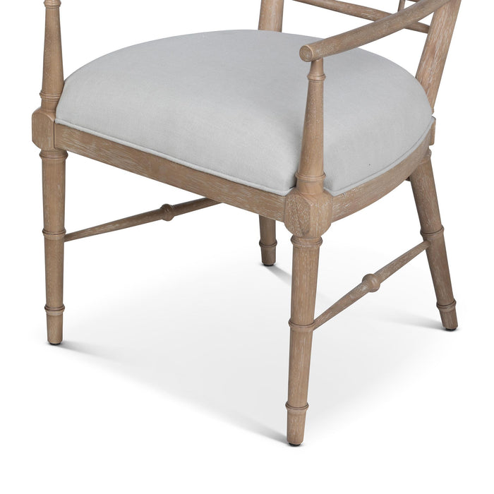 Park Hill Collection Hyannis Port Armchair – Driftwood, Loom Sand (view 7)
