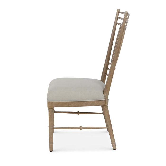 Park Hill Collection Hyannis Port Side Chair – Driftwood, Loom Sand (view 3)