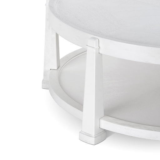 Park Hill Collection Tortola Cocktail Table – Whitewash (view 2)