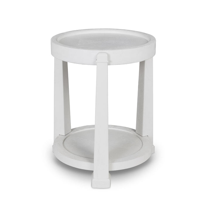 Park Hill Collection Tortola Lamp Table – Whitewash (view 2)