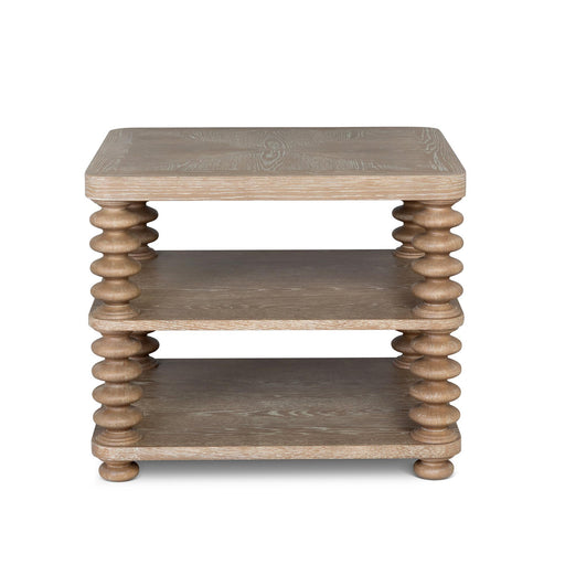 Park Hill Collection Oak Bluffs Lamp Table – Driftwood Oak (view 2)