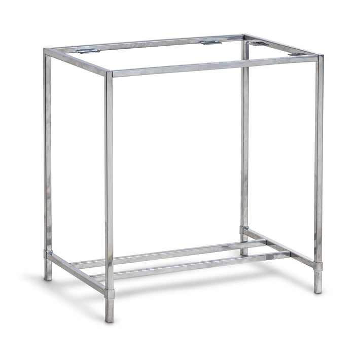 Park Hill Collection St. Tropez Table Base – Mirrored Silver