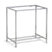 Park Hill Collection St. Tropez Table Base – Mirrored Silver