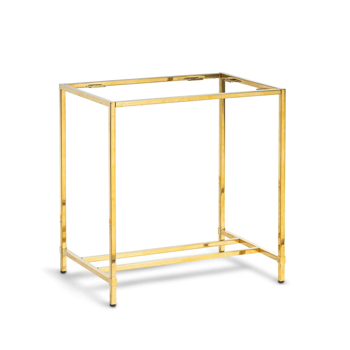 Park Hill St. Tropez Table Base Mirrored Brass Table Base front view