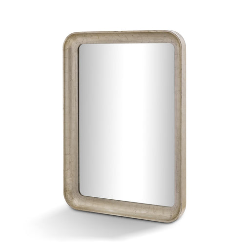 Cove Portrait Mirror, Champagne Silver Leaf F-090-3-119-54A - front view