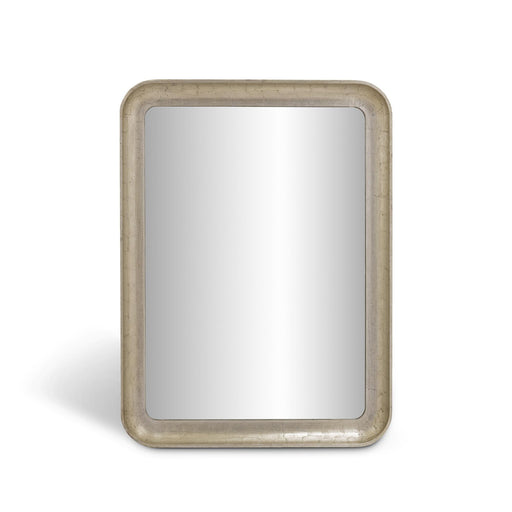 Cove Portrait Mirror, Champagne Silver Leaf F-090-3-119-54A - angle view