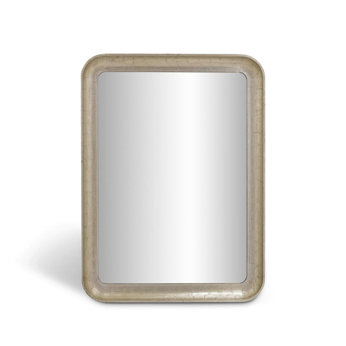 Cove Portrait Mirror, Champagne Silver Leaf F-090-3-119-54A - angle view