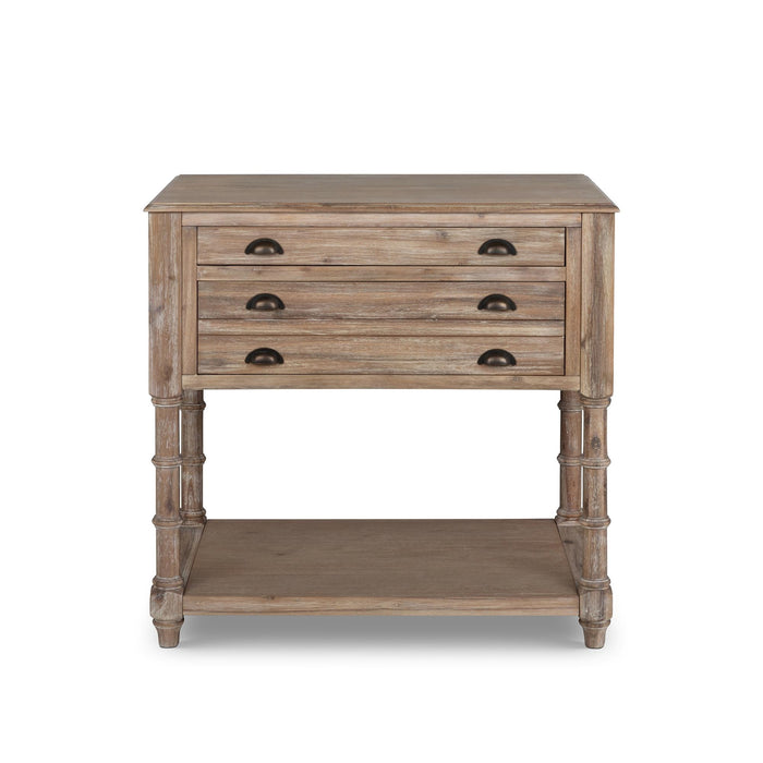 Park Hill Bimini Kitchen Island Driftwood Kitchen Island angle view