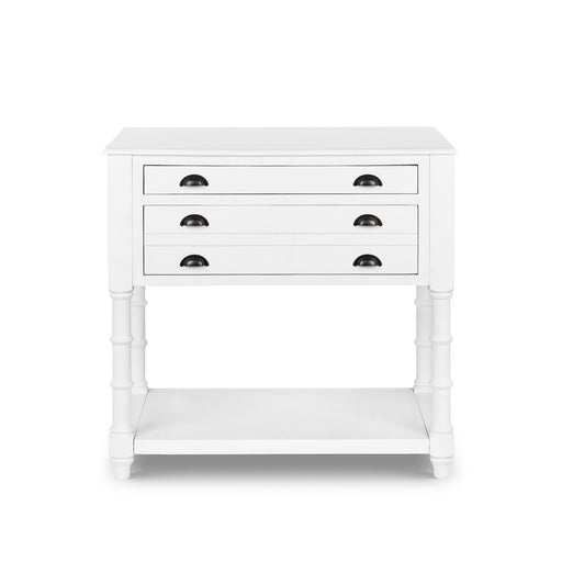 Park Hill Bimini Kitchen Island Whitewash Kitchen Island angle view