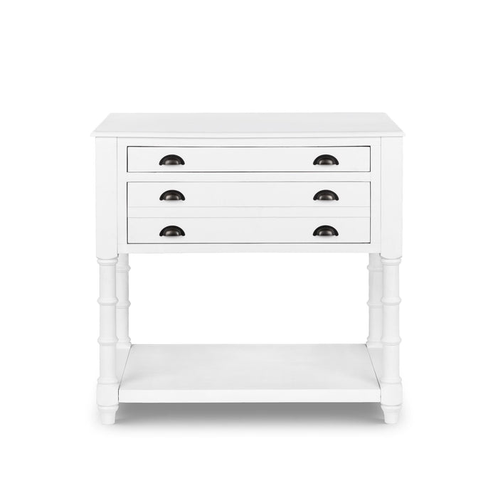 Park Hill Bimini Kitchen Island Whitewash Kitchen Island angle view
