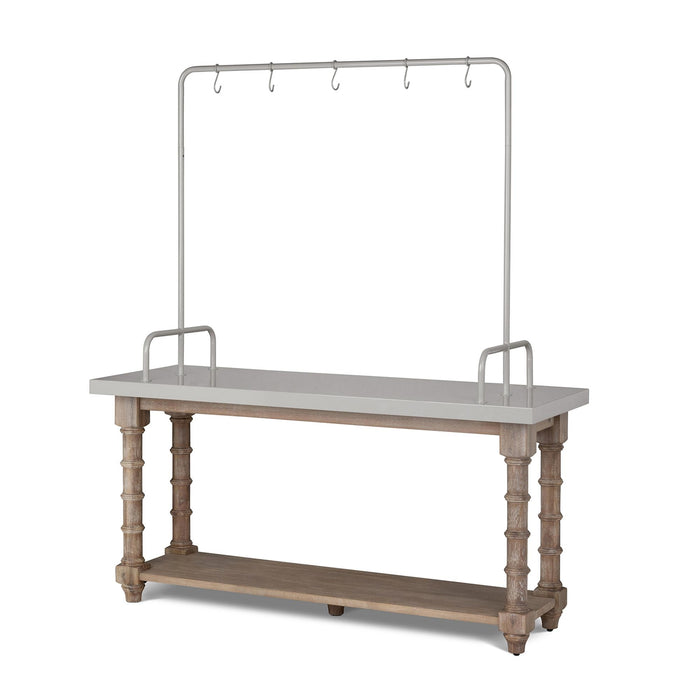 Park Hill Bimini Stall Island Driftwood Kitchen Island front view