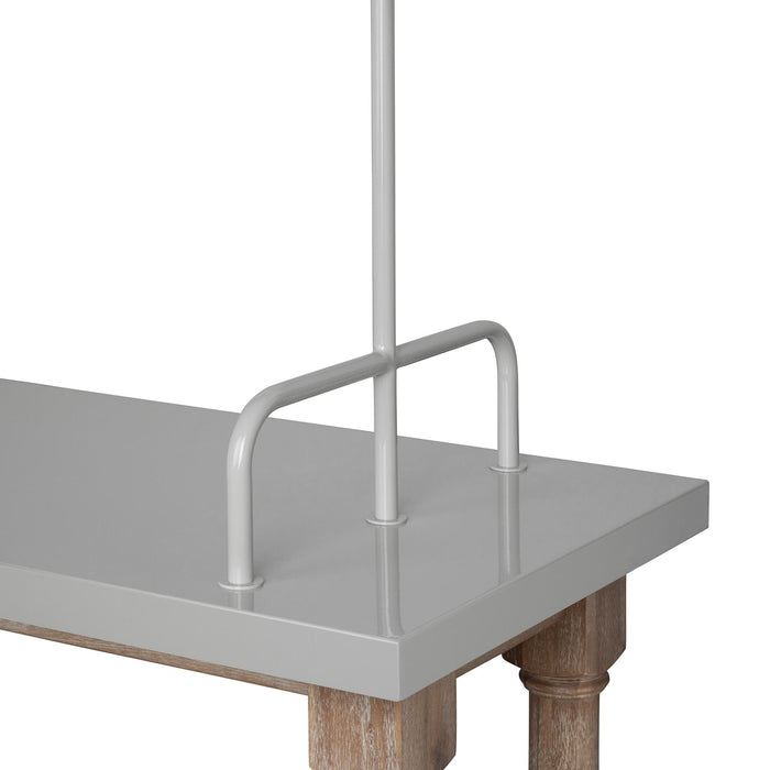 Park Hill Bimini Stall Island Driftwood Kitchen Island lifestyle view