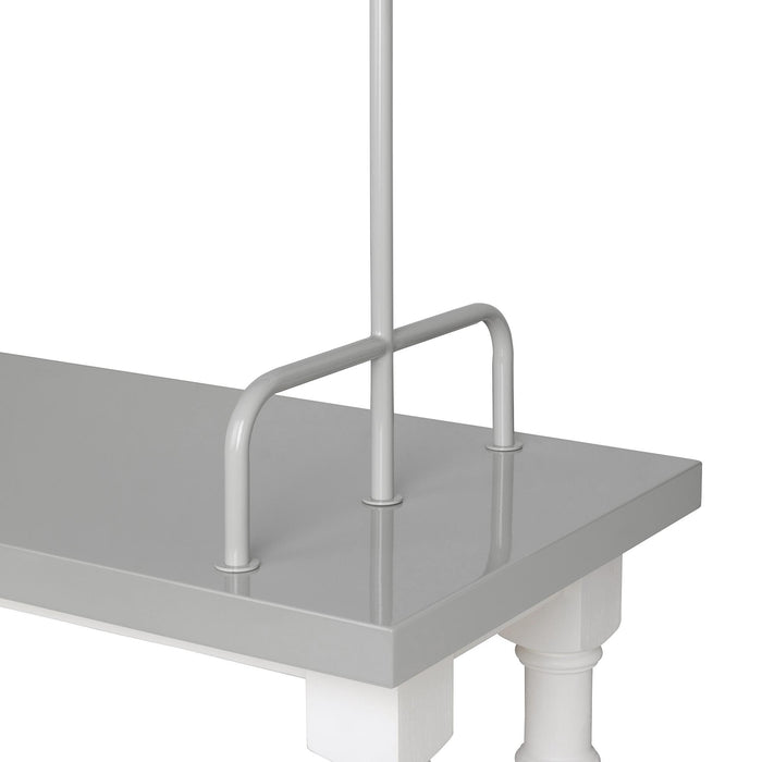 Park Hill Bimini Stall Island Whitewash Kitchen Island lifestyle view