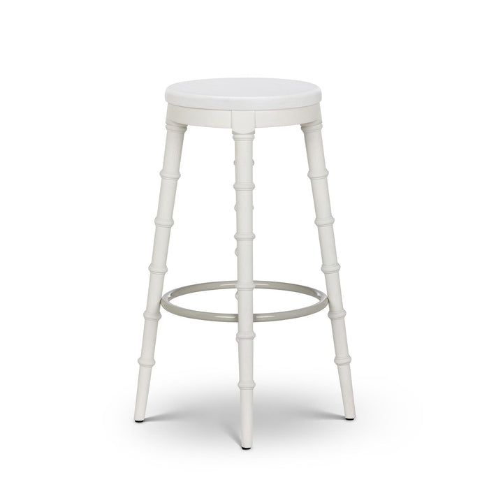Park Hill Bimini Barstool Whitewash Barstool detail view