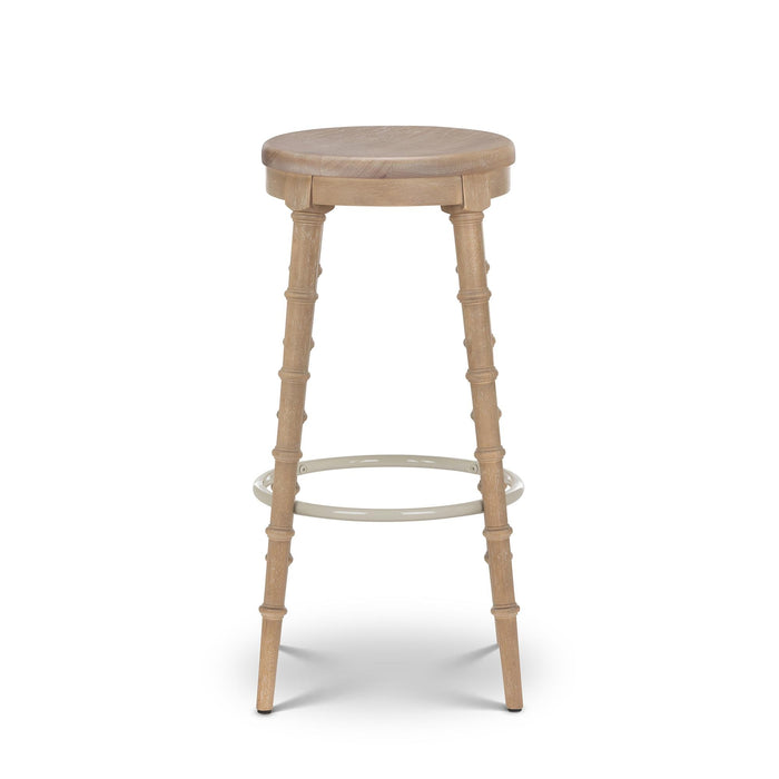 Park Hill Bimini Barstool Driftwood Barstool angle view