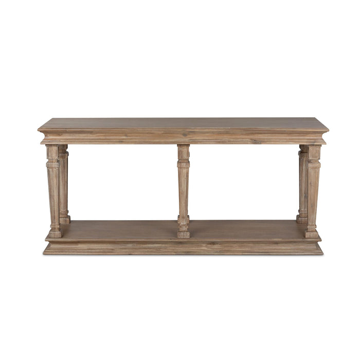 Park Hill Camelot Console Driftwood Console Table angle view
