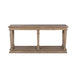 Park Hill Camelot Console Driftwood Console Table angle view