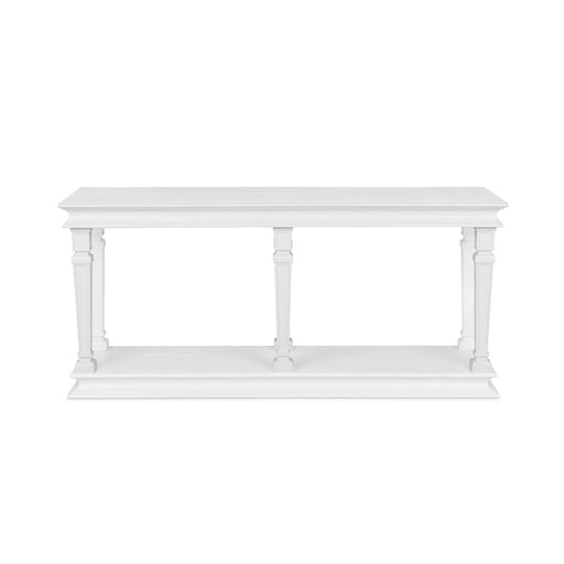 Park Hill Camelot Console Whitewash Console Table angle view