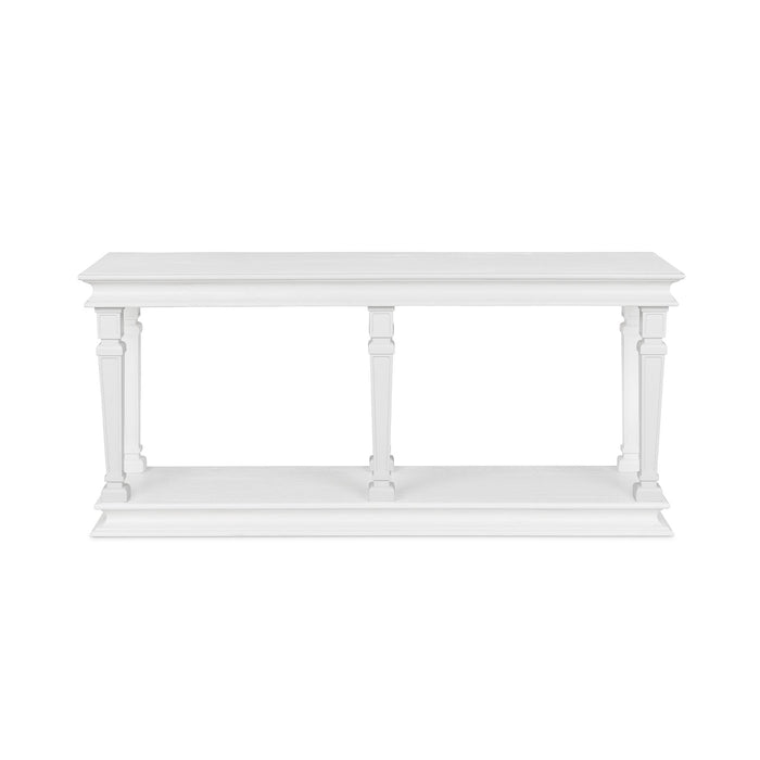 Park Hill Camelot Console Whitewash Console Table angle view