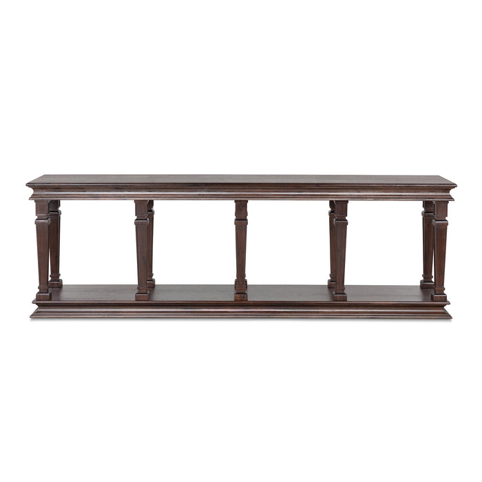 Park Hill Camelot Grand Console Truffle Console Table angle view