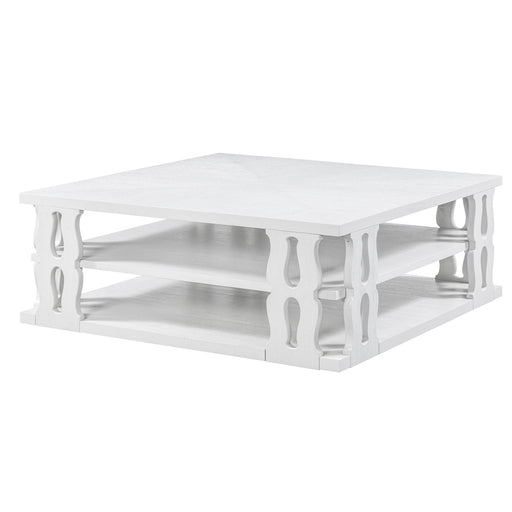 Park Hill Collection Montauk Cocktail Table – Whitewash