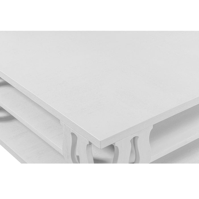 Park Hill Collection Montauk Cocktail Table – Whitewash (view 5)