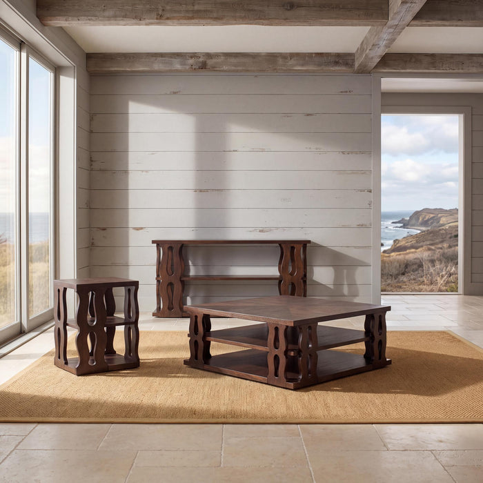 Park Hill Collection Montauk Cocktail Table – Truffle (view 18)