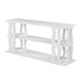 Park Hill Collection Montauk Console Table, Whitewash
