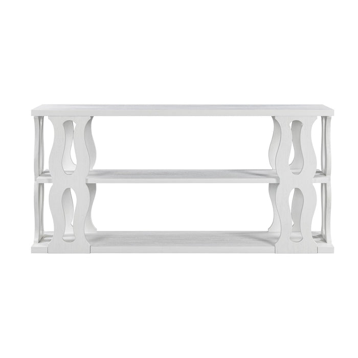 Park Hill Collection Montauk Console Table, Whitewash (view 2)