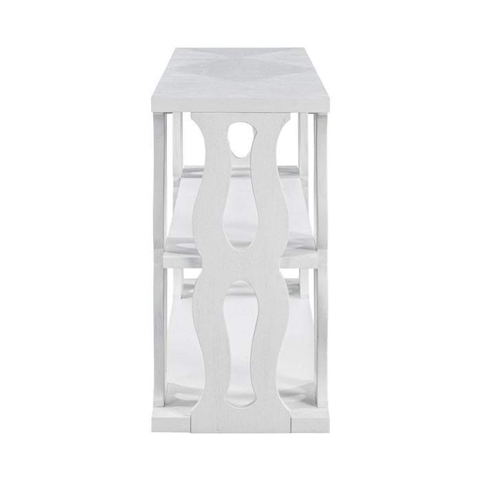 Park Hill Collection Montauk Console Table, Whitewash (view 4)