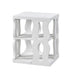 Park Hill Collection Montauk End Table, Whitewash