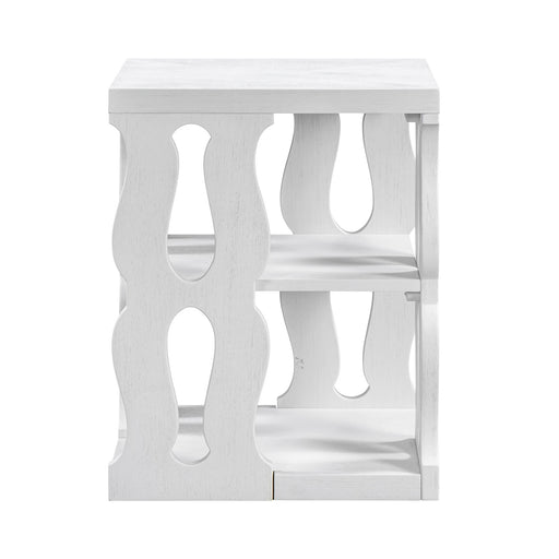Park Hill Collection Montauk End Table, Whitewash (view 2)