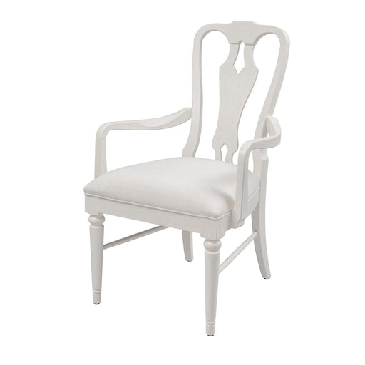 Park Hill Collection Williamsburg Armchair, Whitewash
