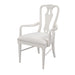 Park Hill Collection Williamsburg Armchair, Whitewash