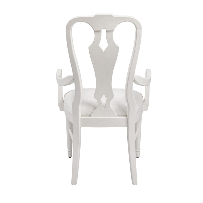 Park Hill Collection Williamsburg Armchair, Whitewash (view 4)