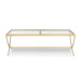 Park Hill Saber Leg Cocktail Table Mirrored Brass view 2